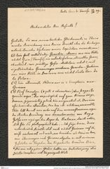 Nachlass Franz Steindachner, Brief von Oskar Simony an Franz Steindachner (20.09.1889), Inv.Nr. 486.01, Seite 1